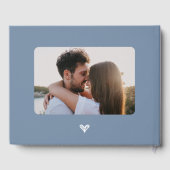 ほこりっぽい青い野結婚花 ゲストブック (裏面)