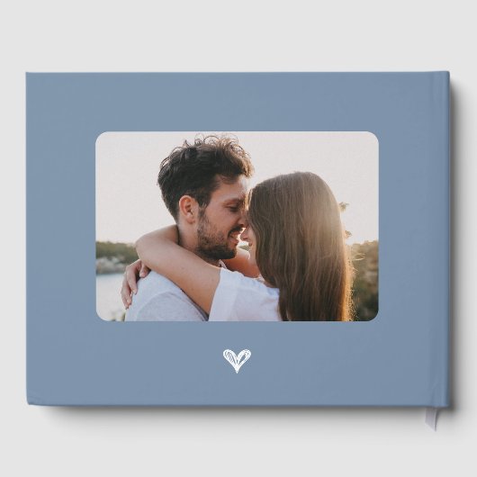 ほこりっぽい青い野結婚花 ゲストブック (裏面)