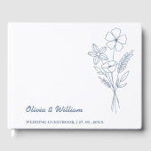 ほこりっぽい青い野結婚花 ゲストブック (正面)