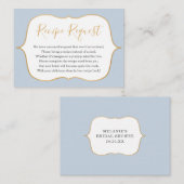 ほこりっぽい青い金ゴールド要求エンクロージャカード エンクロージャーカード (正面/裏面)