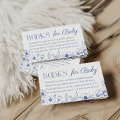 ほこりっぽい青い陳腐な本ベビー エンクロージャーカード