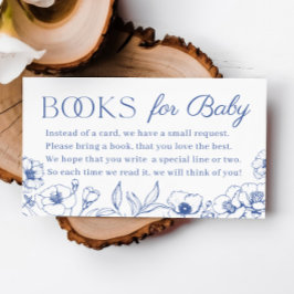 ほこりっぽい青い陳腐な本ベビー エンクロージャーカード