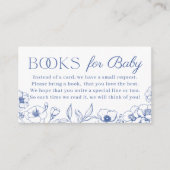 ほこりっぽい青い陳腐な本ベビー エンクロージャーカード (正面)