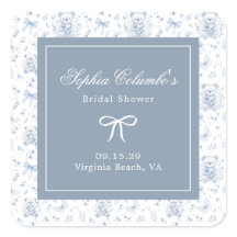 ほこりっぽい青い陳腐な赤ちゃんシャワー