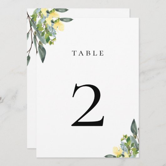 ほこりっぽい青い黄色の表の番号カード (正面/裏面)