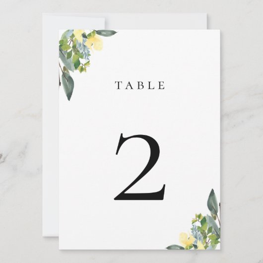 ほこりっぽい青い黄色の表の番号カード (正面)