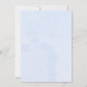 ほこりっぽい青と灰色の牡丹の花嫁介助者の昼食会 (裏面)