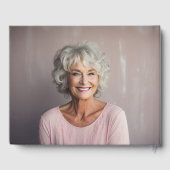 ほこりっぽい青と白のフローラ葬祭記念碑 ゲストブック (裏面)