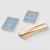 ほこりっぽい青と白マンダラ結婚式 プログラムファン ハンドファン (組立なし)