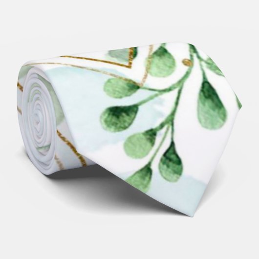 ほこりっぽい青と緑の金ゴールド結婚のネックタイ ネクタイ (ロール)