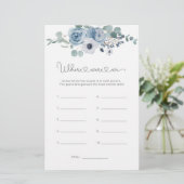 ほこりっぽい青どこに私たちはブライダルシャワーゲーム (スタンド正面)