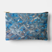 ほこりっぽい青のアクセサリーポーチ アクセサリーポーチ (正面)