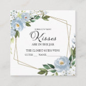 ほこりっぽい青の幾何学的な推測キスカードの数 エンクロージャーカード (正面)