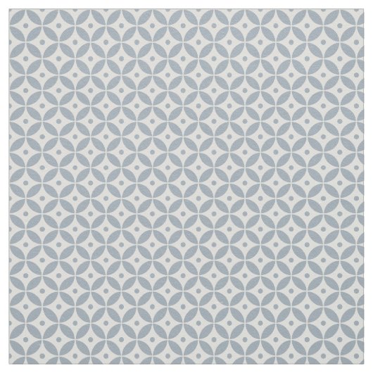 ほこりっぽい青の幾何模様のシッポ。コースタル ファブリック (見本)