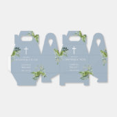 ほこりっぽい青の緑のフローラの確認 フェイバーボックス (折り畳みなし)