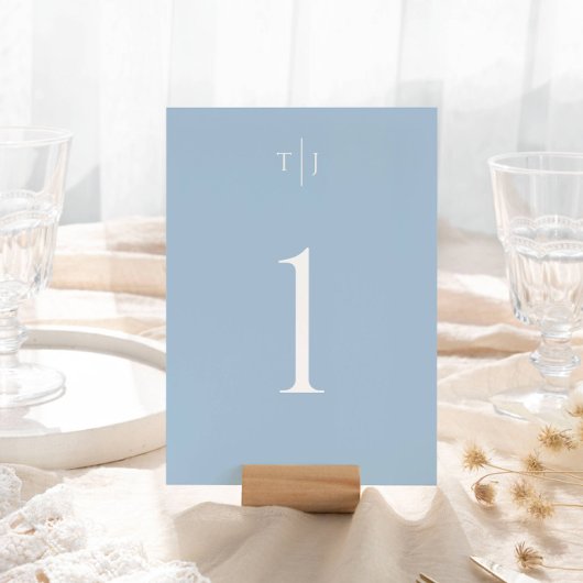 ほこりっぽい青アーチ型テーブルナンバー、アクリルテーブルカード アクリル招待状