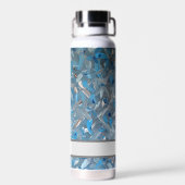 ほこりっぽい青カスタム色のウォーターボトル ウォーターボトル (背面)