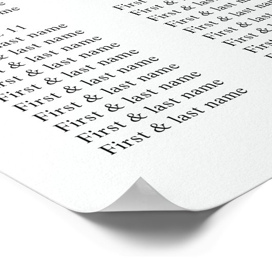 ほこりっぽい青フローラの結婚水彩表 ポスター (角)