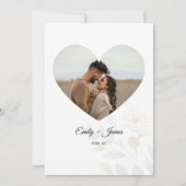 ほこりっぽい青フローラ水結婚色の セーブザデート (裏面)