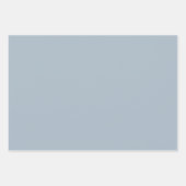 ほこりっぽい青フローラ水色 ラッピングペーパーシート (正面2)