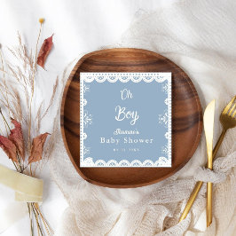 ほこりっぽい青メキシコ人の男の子シャワーパペル・ピカド スタンダードカクテルナプキン