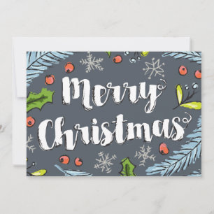 ほこりっぽい青メリークリスマスススススススプルーズ シーズンカード