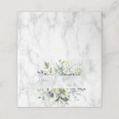 ほこりっぽい青ユーカリ緑の多肉植物 プレイスカード (外部開封)