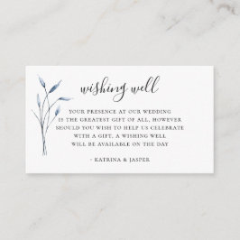 ほこりっぽい青結婚い葉が強く願う エンクロージャーカード