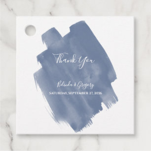 ほこりっぽい青結婚水色の贈り物 フェイバータグ