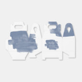 ほこりっぽい青結婚水色 フェイバーボックス (折り畳みなし)