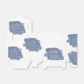 ほこりっぽい青結婚水色 フェイバーボックス (折り畳みなし)