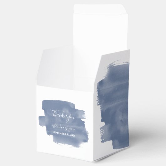 ほこりっぽい青結婚水色 フェイバーボックス (オープン)