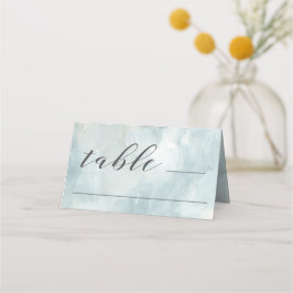 ほこりっぽい青芸術的モダン抽象芸術 プレイスカード