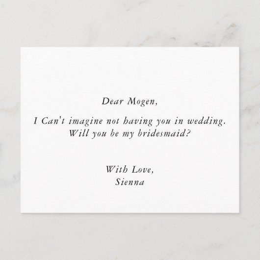 ほこりっぽい青離れ緑の人の結婚花嫁 インビテーションポストカード (裏面)