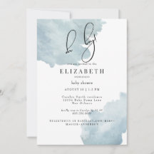 ほこりっぽい青Oh男の子の赤ちゃんシャワー