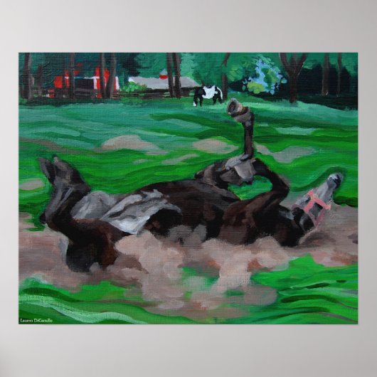 ほこりっぽい馬 ポスター (正面)