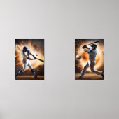 ほこりと栄光：野球ホーム走 (正面)