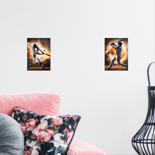 ほこりと栄光：野球ホーム走 (リビング)