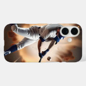 ほこりと栄光:野球ホーム走 Case-Mate iPhoneケース (裏面 (横))