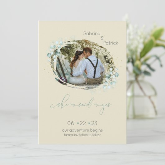 ほこりまろやかな黄色と彼女はYes写真 セーブザデート (スタンド正面)