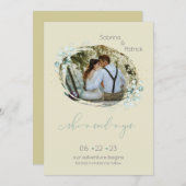 ほこりまろやかな黄色と彼女はYes写真 セーブザデート (正面/裏面)