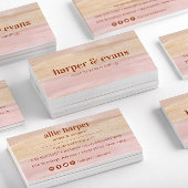 ほこりまモダンりオレンジと錆びた水のカラー洗浄 名刺