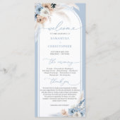 ほこりまモダンり青い冬の花の熱帯弓形 プログラム (正面)