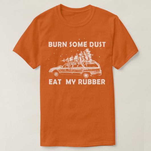 ほこりを少し燃やす Tシャツ (デザイン正面)