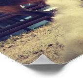 ほこりを蹴り上げる ポスター (角)