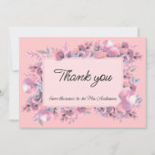 ほこりエレガントのバラフローラ サンキューカード (正面)