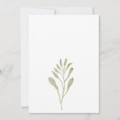 ほこりエレガントバラピンクフローラ結婚式招待状 招待状 (裏面)