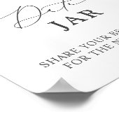 ほこりエレガントバラフローラ日付JARブライダルゲーム ポスター (角)