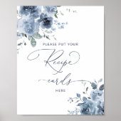 ほこりエレガントバラブライダルシャワーレシピ ポスター (正面)