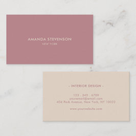 ほこりエレガントバラプロフェッショナル 名刺